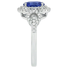 Afbeelding in Gallery-weergave laden, echte round diamant 3.25karaat ring bovenaanzicht
