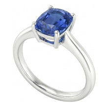 Afbeelding in Gallery-weergave laden, echte oval diamant 2karaat ring vooraanzicht
