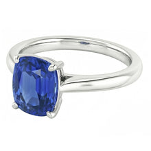 Afbeelding in Gallery-weergave laden, echte oval diamant 2karaat ring bovenaanzicht
