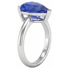 Afbeelding in Gallery-weergave laden, echte pear diamant 3karaat ring op wit
