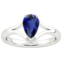 Afbeelding in Gallery-weergave laden, echte pear diamant 2.50karaat ring profielweergave
