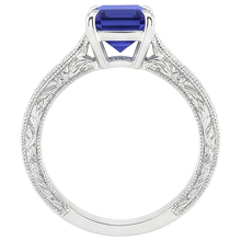 Afbeelding in Gallery-weergave laden, echte diamant 2.50karaat ring zijaanzicht
