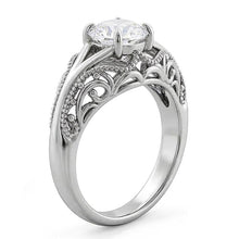 Afbeelding in Gallery-weergave laden, Solitaire ronde oude mijnwerker Natuurlijke echte diamant ( niet in het laboratorium gekweekt )en ring vintage stijl gespleten schacht 1,75 karaat
