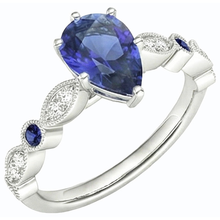 Afbeelding in Gallery-weergave laden, echte round diamant 2.50karaat ring zijaanzicht
