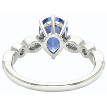 Afbeelding in Gallery-weergave laden, echte round diamant 2.50karaat ring close-up detail
