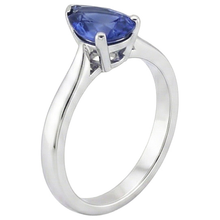 Afbeelding in Gallery-weergave laden, echte pear diamant 2.50karaat ring profielweergave
