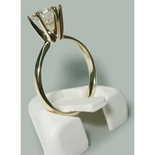 Afbeelding in Gallery-weergave laden, Solitaire 1.50 Karaat Ronde Echt Diamanten Ring Geel Goud 14K
