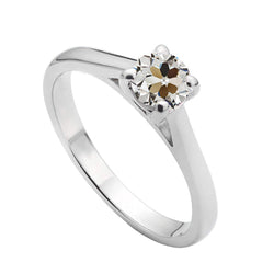 Old Mine Slijpvorm Fijne Diamant Enkele Steen Ring – 1,50 karaat