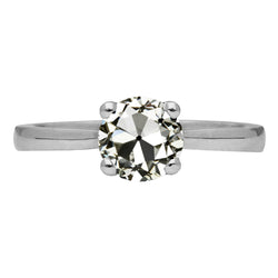 Antiek Cushion Briljant Solitaire Verlovingsring – 2 karaat in