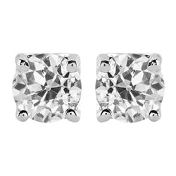 Luxe Fijne Diamant Oorbellen – 5 karaat 14 Karaat Witgoud