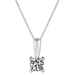 Fijne Diamant Antiek Cushion Druppel Hanger 1,50 karaat – 14K