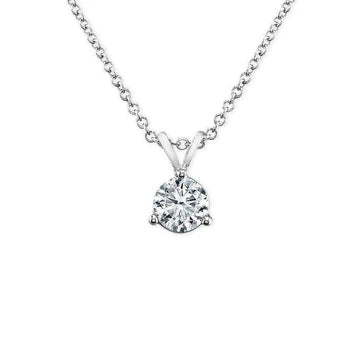 Solitaire Echt Diamanten Halsketting Hanger 2 Karaat Witgoud Vrouwen Sieraden