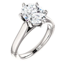 Afbeelding in Gallery-weergave laden, Solitaire Echt Diamanten Ring 3.50 Karaat Sieraden Nieuw
