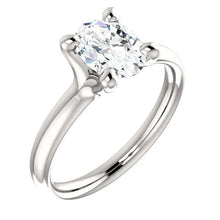 Afbeelding in Gallery-weergave laden, Solitaire Echt Diamanten Ring 3,50 Karaat Witgoud 14K
