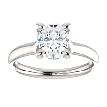 Afbeelding in Gallery-weergave laden, Solitaire Echt Diamanten Ring 3,50 Karaat Witgoud 14K
