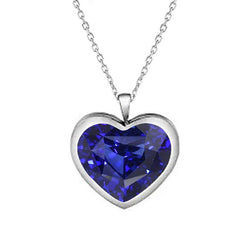 Bezel Gezet Edelsteen Hanger – Royal Blue Saffier 2,50 karaat