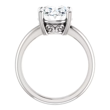 Afbeelding in Gallery-weergave laden, Solitaire Ring 4 Karaats Echt Diamant Dubbele Klauw Prong Setting Sieraden
