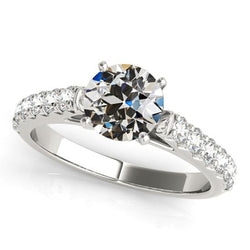 Natuurlijke Diamanten Ring 4ct - Witgoud 14K