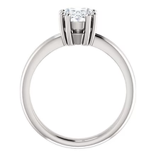 Afbeelding in Gallery-weergave laden, Solitaire Ring Ovaal Geslepen 5 Karaat Echt Diamant Split Shank Prong Setting Sieraden Nieuw
