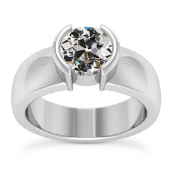 Luxe Fijne Diamant Solitaire Verlovingsring – 2 karaat 14K