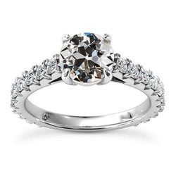 Natuurlijke Diamanten Ring 6.50ct - Witgoud 14K