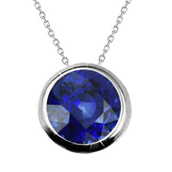 Royal Blue Saffier Sieraadsteen Hanger – Bezel Gezet 4,50 karaat