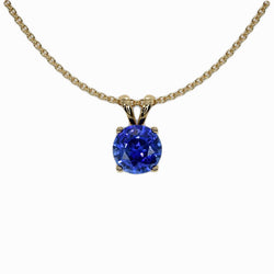 1,50 karaat Royal Blue Saffier Sieraadsteen Hanger in 14K
