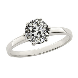 Natuurlijke Diamanten Ring 2ct - Witgoud 14K