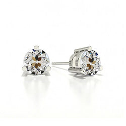 Oorstekers 14K Witgoud met Diamant – 2 karaat