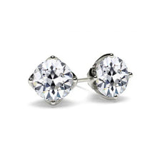 Afbeelding in Gallery-weergave laden, Diamant Oorhangers 3-karaat 14K Witgoud – hoofdaanzicht
