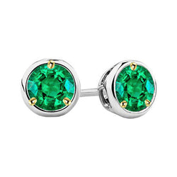 Colombiaanse Smaragd Gemstone Earring – GIA Gekeurd 1,50 karaat