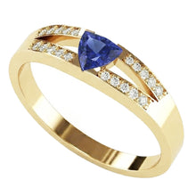 Afbeelding in Gallery-weergave laden, echte round diamant 1karaat ring zijaanzicht

