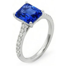 Afbeelding in Gallery-weergave laden, echte round diamant 3karaat ring vooraanzicht

