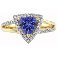 Afbeelding in Gallery-weergave laden, Sprankelende Sri Lanka blauwe saffier Natuurlijke echte diamanten ( niet in een laboratorium gekweekt ) 1.51 ct ring

