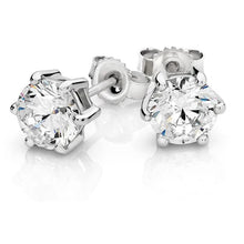 Afbeelding in Gallery-weergave laden, GIA-gecertificeerd Natuurlijke Diamanten Oorbel 4.01ct - Witgoud 14K

