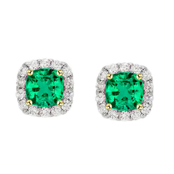 GIA-Gecertificeerd Gemstone Earring – Colombiaanse Smaragd 2