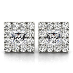 Fijne Diamant Oorstekers 9,50 karaat – 14 Karaat Witgoud