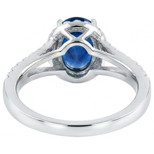 Afbeelding in Gallery-weergave laden, echte round diamant 3.40karaat ring op wit
