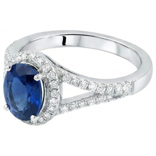 Afbeelding in Gallery-weergave laden, echte round diamant 3.40karaat ring close-up detail
