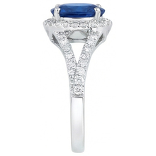 Afbeelding in Gallery-weergave laden, echte round diamant 3.40karaat ring profielweergave
