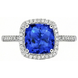 Echte Saffier Ring 3.30 Karaat