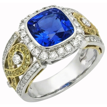Afbeelding in Gallery-weergave laden, echte round diamant 3.26karaat ring vooraanzicht
