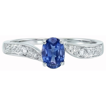 Afbeelding in Gallery-weergave laden, echte round diamant 1karaat ring close-up detail
