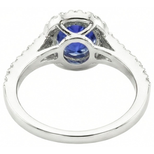 Afbeelding in Gallery-weergave laden, echte round diamant 2.50karaat ring profielweergave
