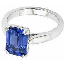 Afbeelding in Gallery-weergave laden, echte saffier 2.50karaat ring close-up detail

