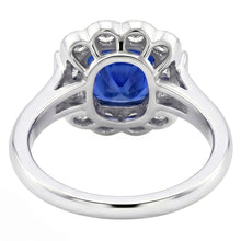 Afbeelding in Gallery-weergave laden, echte round saffier 1.50karaat ring profielweergave
