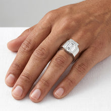 Afbeelding in Gallery-weergave laden, Stralend IGI-Gecertificeerd Fijne Diamant Heren Ring – 4 karaat
