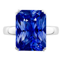 Afbeelding in Gallery-weergave laden, Stralende Solitaire Ceylon Sapphire Verlovingsring 2,50 karaat goud 14K
