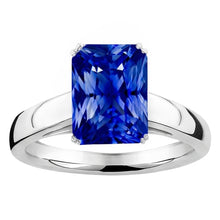 Afbeelding in Gallery-weergave laden, Stralende Solitaire Ceylon Sapphire Verlovingsring 2,50 karaat goud 14K
