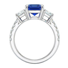 Afbeelding in Gallery-weergave laden, echte round diamant 3.50karaat ring op wit
